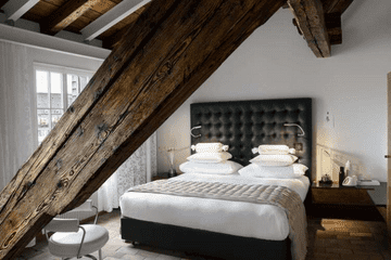 Widder Hotel Zurich Courtyard queen room