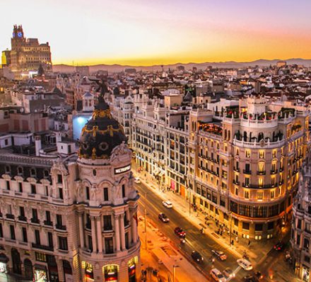 Arrival in Madrid Arrival in Madrid